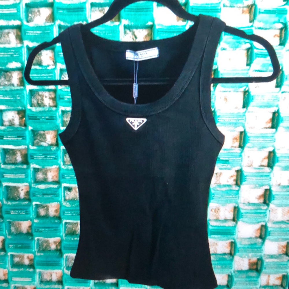 Prada Black Top and Tank top